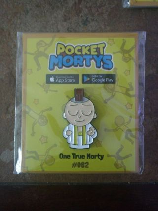 Pocket Mortys One True Morty Pin 82 Rick & Morty Adult Swim