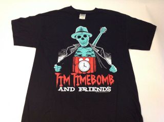Rancid Tim Timebomb And Friends Skeleton Shirt Machete 2013 Size Medium