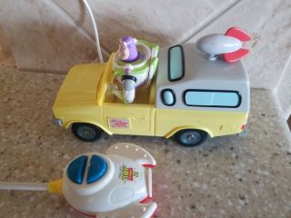 Vintage Mattel Disney Pixar Toy Story 2 Buzz Lightyear Pizza Planet 9 " Rc Truck