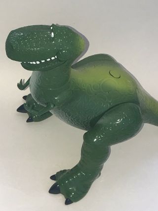 Disney Store Toy Story 2 3 Rex Talking Dinosaur T - Rex 12” Talks Figure