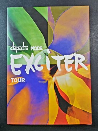 Rare Depeche Mode 2001 Exciter World Tour Concert Program Booklet,  Near