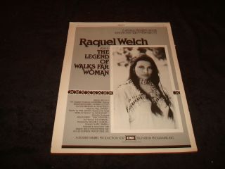 Raquel Welch In Legend Of Walks Far Woman 1982 Emmy Ad Bradford Dillman