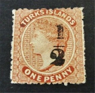 Nystamps British Turks Islands Stamp 11 Og H $215 Signed
