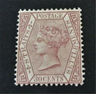 Nystamps British Straits Settlements Stamp 16 Og H $425