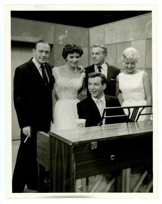 Betty Grable,  Bobby Darin,  Jack Benny 1960 Television Photo