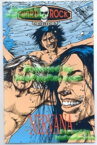 Nirvana Kurt Cobain Revolutionary Hard Rock Comic 1st Print Unread Nm Vhtf