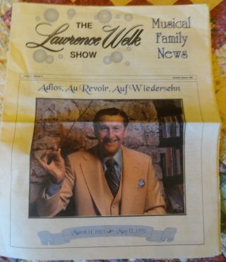 The Lawrence Welk Show Musical Family News From His Estate Tribute Obituary