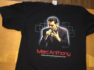 Marc Anthony Vintage Concert Tour Xl T - Shirt (latin R&b Rap Hip Hop Pop)