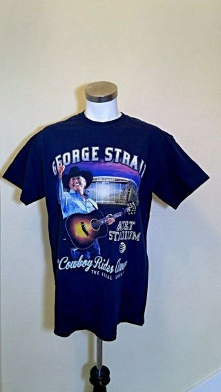 Vintage George Strait ATT Stadium The Cowboy Rides Away Final Show Concert Shirt 3