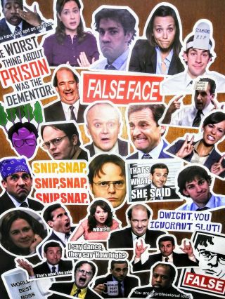45,  Sticker,  Decals,  Glossy,  The Office,  Tv Show,  Comedy,  That 