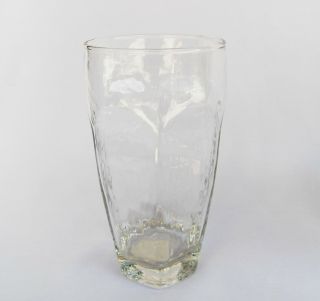 Set Of 4 Libbey Chivalry Clear Glass Tumblers 16 Oz 6 1/4 "