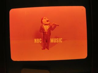 Vintage Advertisement Nbc Tv Music Show Promo Studio Art Male Doll Violin Player