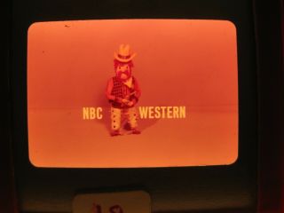 Vintage Advertisement Nbc Tv Western Show Promo Studio Art Male Doll Cowboy Orig