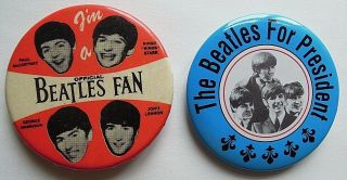 Beatles Pin Button Badges 