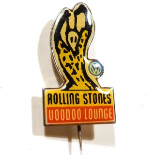 Rolling Stones - Voodoo Lounge 1994 - Official Promotional Tour Pin / Brooch - Nm