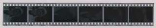 (strip Of 6) 1960s Photo Negatives Johnny Cash Country Star In Concert