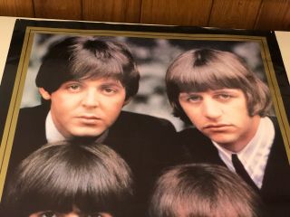 Large Vintage 1995 the Beatles Yesterday and Forever Poster - 23 