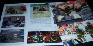 Station 19 Seattle Firefighters Cast 21 pc German Clippings Full Pages Poster 2