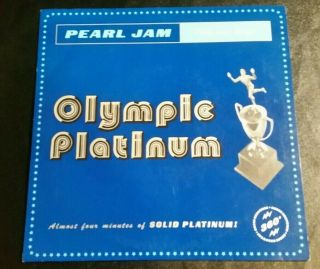 Vintage Pearl Jam Fan Club Record 45,  Olympic Platinum,  Smile Lp Vinyl