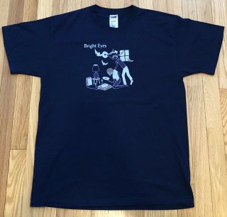 Bright Eyes Tour Concert Vintage Shirt Size Large Fruit Of The Loom