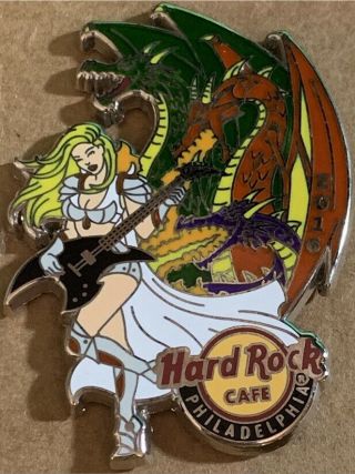 Hard Rock Cafe Philadelphia 2016 Sexy Dragon Queen Girl Pin Le 300 - Hrc 89284