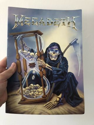Megadeth Countdown To Extinction World Tour 1992 Concert Programme Book