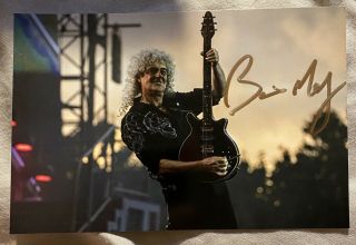 Brian May Hand Signed 16x10 Photo