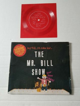1979 Saturday Night Live The Mr Bill Show Book With Record