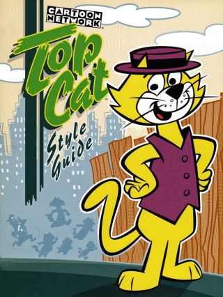 Hanna Barbera Style Guide Plate - Top Cat