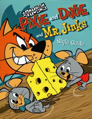 Hanna Barbera Style Guide Plate - Pixie,  Dixie & Mr.  Jinks