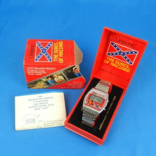 Vintage Dukes Of Hazzard Unisonic Watch Old Stock