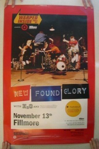 Found Glory Fillmore Poster Concert