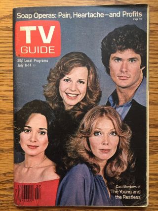 Ny Metro 1978 Tv Guide - Soap Operas - Young And The Restless - Adam Rich
