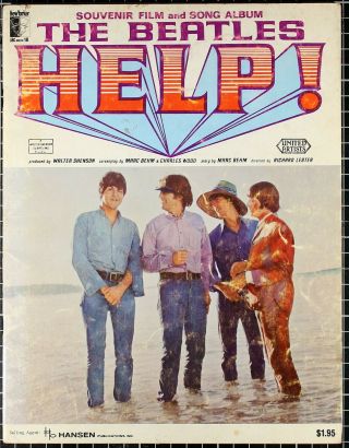 Help The Beatles Souvenir Song Film And Song Album 1965 Fab Four Hansen F25m865
