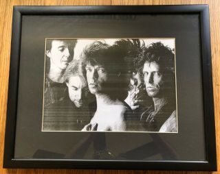 The Rolling Stones Framed Print 16 " X 20 " Mick Jagger Keith Richards Watts Wyman