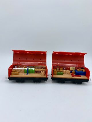 Thomas & Friends Trackmaster See Inside Mail Cars Flip Open Top For Motorized