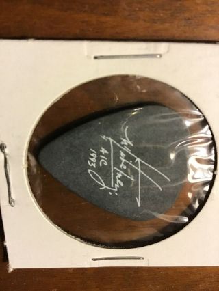 Mike Inez Alice In Chains 1993 Lollapalooza Guitar Pick - Very Rare Pick