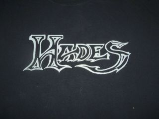 Hades.  The Downside.  Nj.  Thrash Metal.  T - Shirt.  Size Xl.  2000.  2/sided