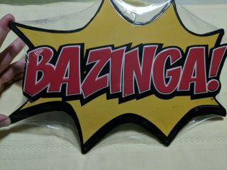 Metal Bazinga Big Bang Theory Sign