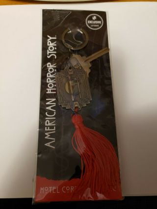 Lootcrate Exclusive American Horror Story Ahs Hotel Cortez Key Ring Chain