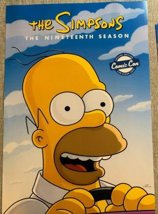 Sdcc 2019 The Simpsons 19 Season Poster Exclusive