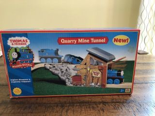 Thomas & Friends Wooden Railway Quarry Mine Tunnel 2003 Learning Curve W/box