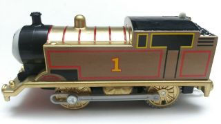 Custom Golden Thomas Thomas & Friends Trackmaster Motorized Train.