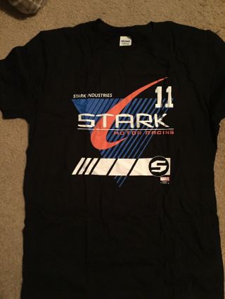 Loot Crate Marvel Avengers Iron Man Stark Industries Racing Shirt Men’s M/new