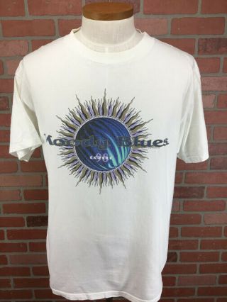 Vintage 90s Moody Blues 1998 Tour Band T Shirt Short Sleeve Giant Adult Xl