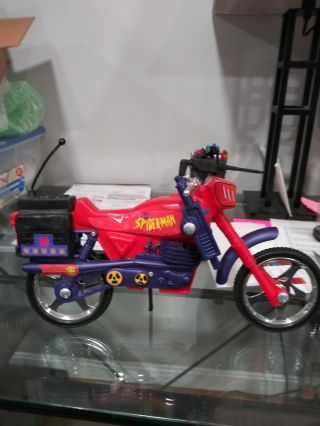 Mego Vintage Spiderman Motorcycle Remco Ideal 8 