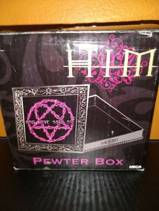 Him " And Love Said No " Metal Jewelry Box (2005,  Neca)