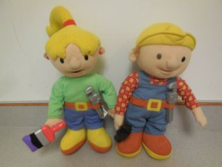Bob The Builder And Wendy Plush Interactive Talking Bob The Builder & Wendy Toys