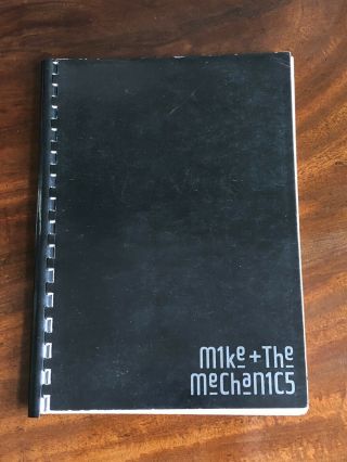 Mike And The Mechanics Concert Tour Crew Itinerary 1986 Music Memorabilia