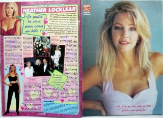 Heather Locklear = 2 Pages 1995 French Clipping